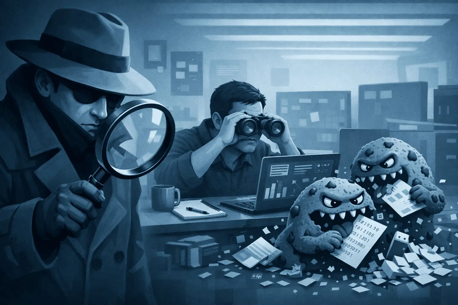 Secure Access - Man in the Middle Illustration